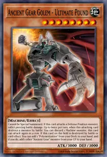 Ancient Gear Golem - Ultimate Pound (COTD-EN099)