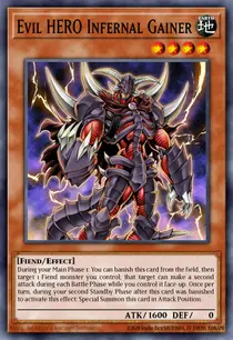 Evil HERO Infernal Gainer (GLAS-EN004)