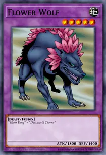 Carta Flower Wolf, LOB-EN107