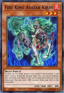 Fire King Avatar Kirin (SR14-EN007)