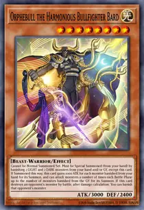 Orphebull the Harmonious Bullfighter Bard (PHHY-EN082)